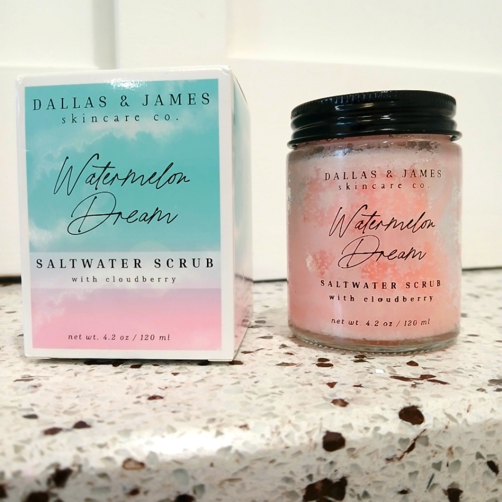 Dallas & James Watermelon Dream Saltwater Scrub with Cloudberry 120 ml